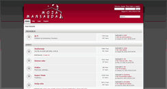 Desktop Screenshot of mojamansarda.com
